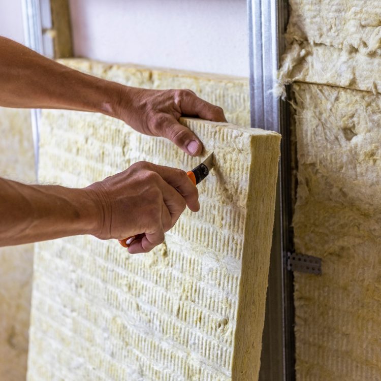 Interior repair, construction and renovation. Metal profiles and fasteners, stone wool insulation.